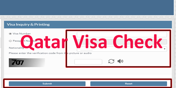 How To Check Qatar Visa Status Online Qatar Visa Check Online By 