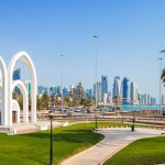 Der Rumaila-Park liegt im Zentrum der Corniche von Doha an der gleichnamigen Straße und bietet wundervolle Ausblicke auf den Hafen, Katar