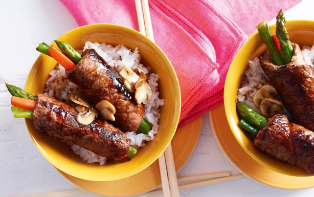 Japanese beef rolls