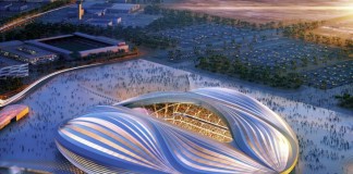 Work on Al Wakrah Stadium’s steel structure