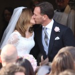 Kisses new husband Christian Horner