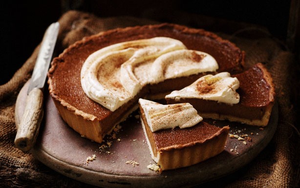 Spiced pumpkin pie