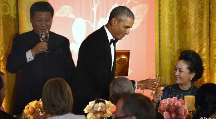 Lavish US state dinner held at White House