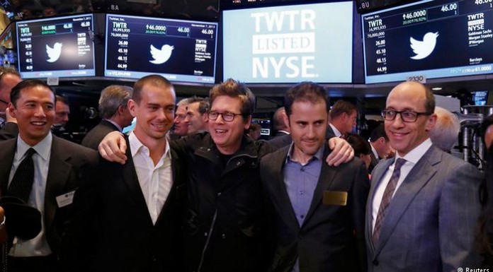 Twitter CEO gives away shares