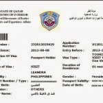 Entry to Qatar for work and residence
