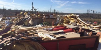 Tornadoes, storms kill at least 14 people