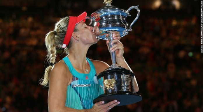 Angelique Kerber stuns Serena Williams to win title Angelique Kerber stuns Serena Williams to win title