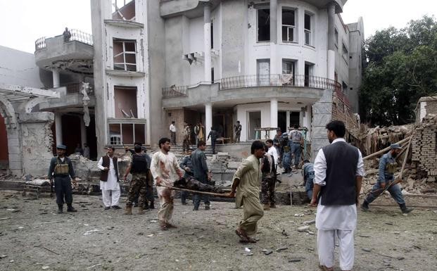 Blast near Indian consulate Blast near Indian consulate