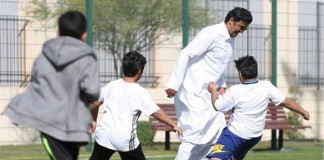 Emir Participates in Sports Day