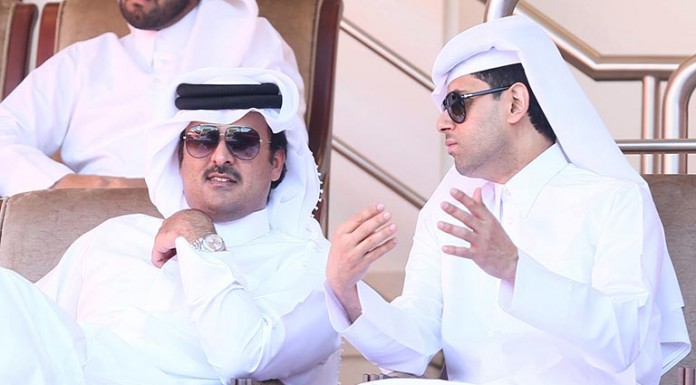 Emir Attends Part of Qatar Total Open Emir Attends Part of Qatar Total Open