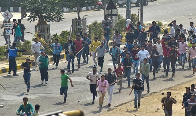 Lockdown in parts of northern India Lockdown in parts of northern India