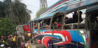 Bus blast Kills at least 16 in NW Pakistan
