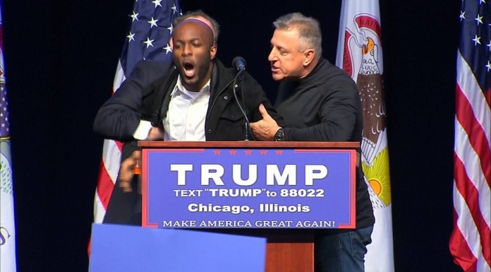 Protesters clash after Chicago rally postponed