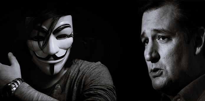 Anonymous Threatens To Expose Ted Cruz’s Prostitution Anonymous Threatens To Expose Ted Cruz’s Prostitution