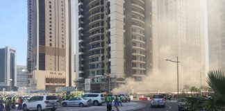 Civil Defense controls fire at work site in Dafna
