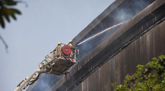 Fire at Indian natural history museum Fire at Indian natural history museum