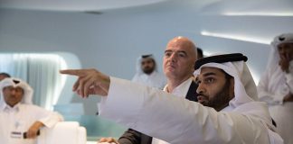 Gianni Infantino visits 2022 World Cup host Qatar