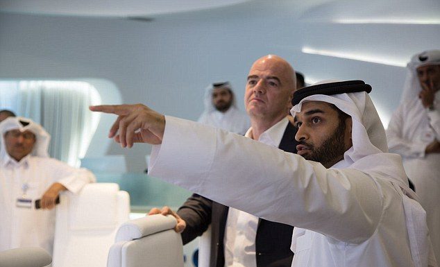 Gianni Infantino visits 2022 World Cup host Qatar Gianni Infantino visits 2022 World Cup host Qatar
