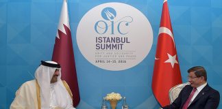 HH the Emir Meets Turkish Prime Minister