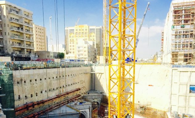 Construction of Msheireb and Education City stations Construction of Msheireb and Education City stations