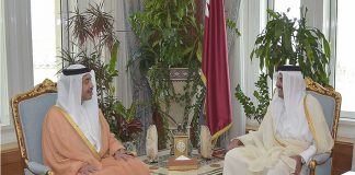 Emir Meets Foreign Minister of UAE