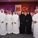 Ms. Fawzia Al Khater (middle) representing HE the Minister of Education and Higher Education at KidzMondo event