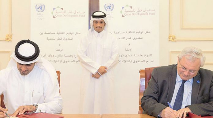 QDF donates $5 mn to Syrian refugees