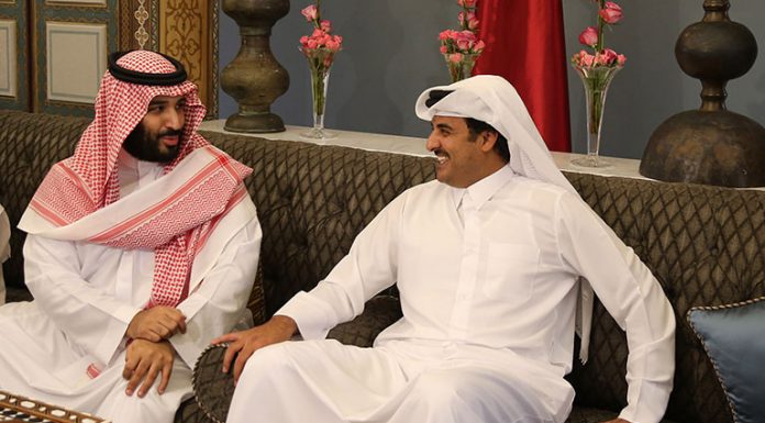Emir Meets Saudi Deputy Crown Prince