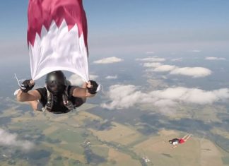 Qatar’s first skydiving center