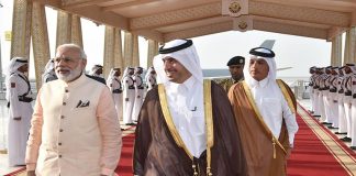 Indian Premier Arrives in Qatar