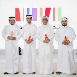 MOQ & UCC Officials- (from the left) Mr Moutaz Al Khayyat – HE Shaeel Bin Hamad Bin Khalifa Al Attiyah – Mr Ahmed Al Mulla – Mr Ramez Al Khayyat