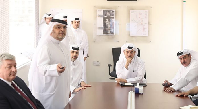 Prime Minister inspects Work Progress in Doha Metro Prime Minister inspects Work Progress in Doha Metro