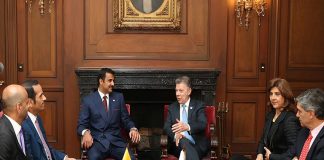 Emir, Colombian President Hold Official Talks