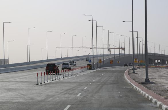 F Ring Road–Mesaimeer Road bridge finally opens F Ring Road–Mesaimeer Road bridge finally opens