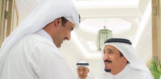 Emir Meets Custodian of the Two Holy Mosques