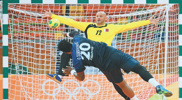 Omeyer stands tall but France go past Qatar Omeyer stands tall but France go past Qatar