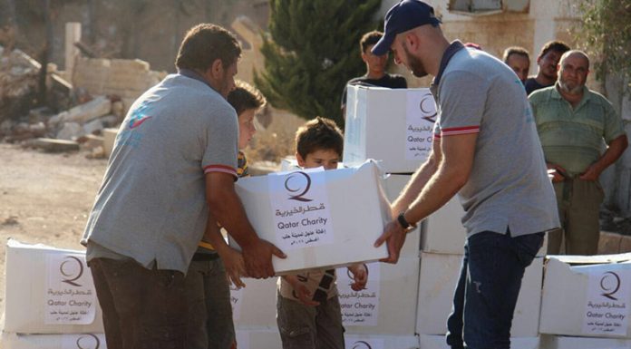 Qatar Charity Distributes 5,000 Food Baskets Qatar Charity Distributes 5,000 Food Baskets