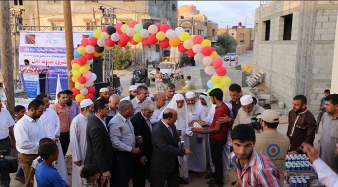 RAF Hands Over 15 Housing Units in Gaza RAF Hands Over 15 Housing Units in Gaza