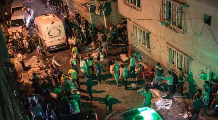 Wedding blast in Turkey that killed at least 50