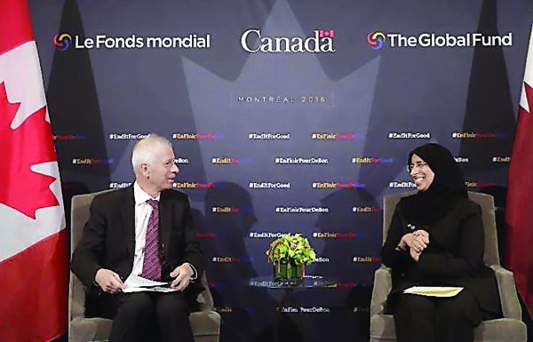 Health Minister meets Canadian foreign minister Health Minister meets Canadian foreign minister