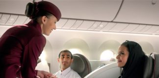 Qatar Airways ranked best airline for in-flight experience
