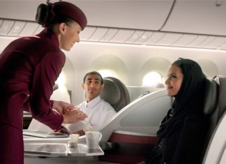Qatar Airways ranked best airline for in-flight experience