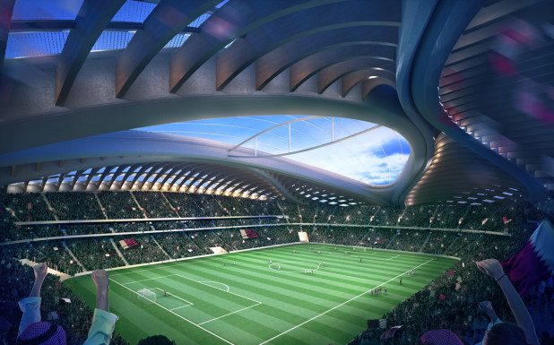 Here’s a look at five under-construction World Cup stadiums in Qatar