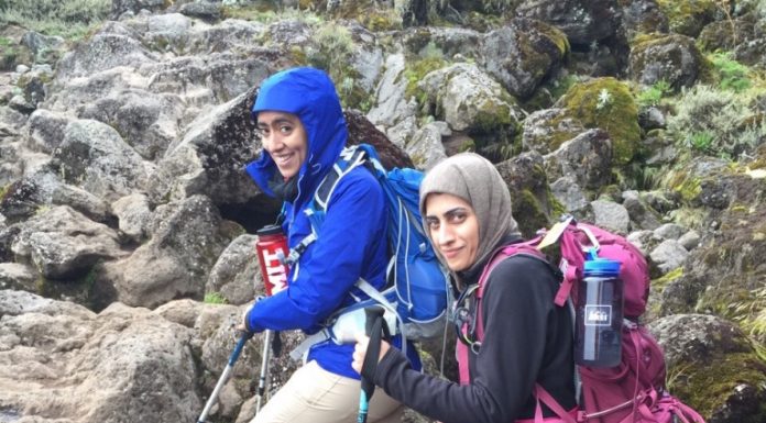 Qatar women launch fundraising appeal for modest sportswear line Oola founders Haya Al Ghanim and Amina Ahmadi