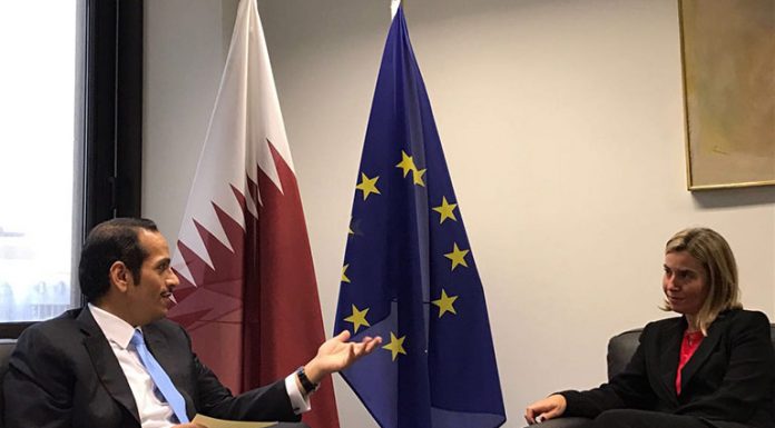HE Foreign Minister Meet EU Representative for Foreign Affairs