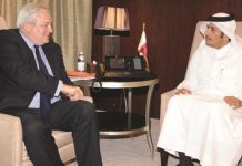 Qatar holds humanitarian aid talks with UN official