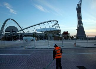 Qatar says stadium health, safety enhanced after worker dies