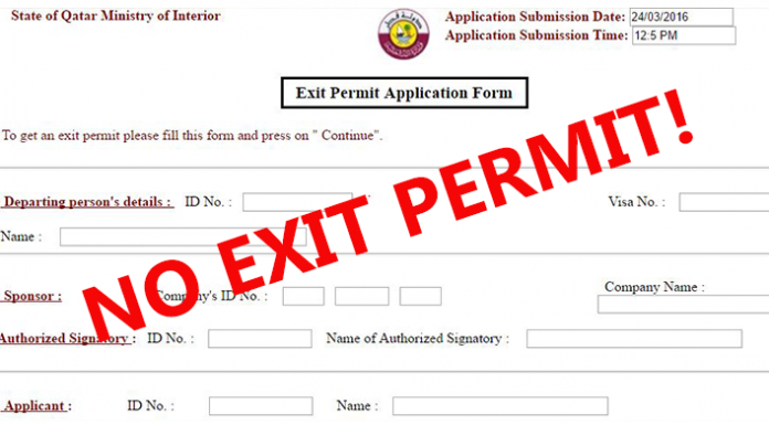 NO NEED EXIT PERMIT FROM THE SPONSOR. ALL YOU NEED THIS FROM EXIT QATAR AFTER/BEFORE FINISHING CONTRACT