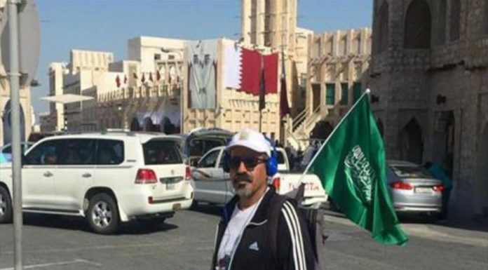 Saudi on walking tour of GCC arrives in Qatar