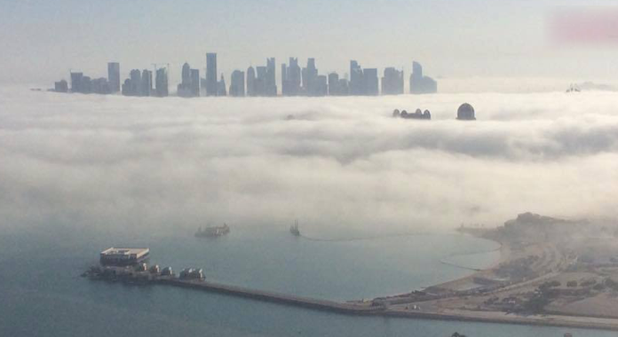 Qatar’s eastern offshore areas doha, mesaieed, wakrah encounter worst sea fog phenomenon: qatar met